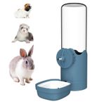 TOKAYIFE Otomatik su sebili, tavşan, 500 ml, tavşan, asılı, kobay, su şişesi, hamster, tavşan, kobay, Chinchilla gelincik için (mavi, 500 ml)