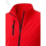 Toker Tekstil Softshell Yelek – Su Geçirmez Kırmızı Günlük Kullanım İçin Kolsuz Tasarım