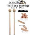 Tokmaklı Ahşap Ritim Çubuğu 2 Adet 1 Çift Okul Öncesi Eğitici Anaokulu Ritim Tokmağı Çubukları Çocuk Etkinlik Perkusyon
