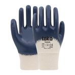 Toko TKG25 No: 10 Lacivert Pamuk Nitril Eldiven