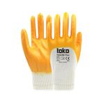 Toko TKG350 No: 9 Flex Sarı Pamuk Nitril Eldiven