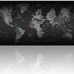 Tokyo Dünya Haritası Desenli 90x40 cm Xxl Mouse Pad