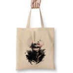 Tokyo Ghoul 01 Bez Çanta Uzun Saplı - Açık Bej - 40 X 40