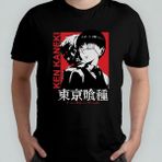 Tokyo Ghoul %100 Pamuklu Bisiklet Yaka T-Shirt Model 10 - Siyah - XL