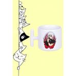 Tokyo Ghoul Kaneki Ken Anime Karakter Tasarım Baskılı Beyaz T Sap Kupa Bardak - 250 ml