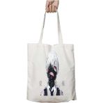 Tokyo Ghoul Ken Kaneki Iki Tarafı Kalıcı Baskılı Yıkanabilir Çanta