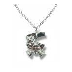 Tokyo Ghoul Ken Kaneki Maskeli Kolye 60 Cm Zincirli | Anime Temalı Unisex Takı