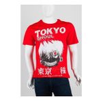 Tokyo Ghoul Unisex Pamuklu Regular Fit Kırmızı Tişört X-large