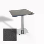 Tokyo Kare Masa (Kromnikel) 70X70 Cm - (Werzalit, Wermodin Ve Allzalit Tabla) - Grey Marble