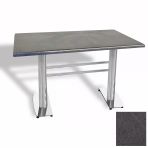 Tokyo Masa Kromnikel (Werzalit, Allzalit Yada Wermodin Tabla 80X120) - Grey Marble