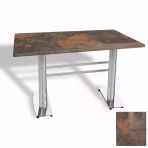 Tokyo Masa Kromnikel (Werzalit, Allzalit Yada Wermodin Tabla 80X120) - Metalic Oxid 1