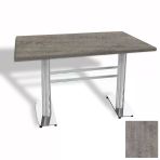 Tokyo Masa Kromnikel (Werzalit, Allzalit Yada Wermodin Tabla 80X140) - Kahve Oxid