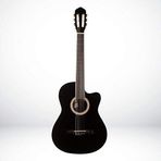 Toledo LC-3900C BK Cutaway Siyah Klasik Gitar