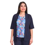 Tolga Saraçoğlu Oversize Minimalist 3/4 Kol Kadın Hırka - Günlük Şıklık