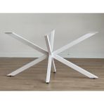 Tolia Home Ahtapot Beyaz Renk Metal Masa-Yemek Masası-Toplantı Masası Ayağı 150 x 78 x 71 cm - 150x78cm