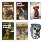 Tolstoy Koleksiyonu 4 Kitap ve Dekoratif Köpek Kalemlik - Masum Köpek Planlama Defteri