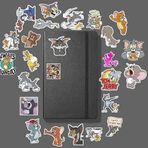 Tom And Jerry sticker paketi/bullet journal defter çıkartma ajanda laptop etiket