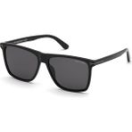 Tom Ford 0832 01A 59 Unisex Güneş Gözlüğü - Siyah