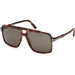 Tom Ford 1177 53N Unisex Güneş Gözlüğü - Havana Kahve