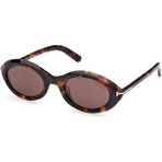 Tom Ford 1186 52E 51 Kadın Güneş Gözlüğü - Leopar