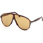Tom Ford 1211 53E 65 Unisex Güneş Gözlüğü - Havana