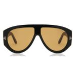 Tom Ford BRONSON FT 1044 Shiny Black/Brown 60/12/140 Erkek Güneş Gözlüğü, Parlak Siyah/Kahverengi, 60/12/140