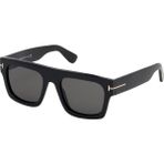 Tom Ford Fausto (FT0711-01A) 53 | Unisex Siyah Güneş Gözlüğü
