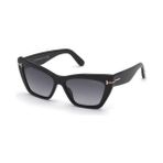 Tom Ford FT 0871 01B 56 Kadın Güneş Gözlüğü - Siyah