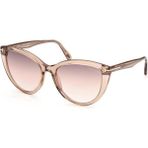 Tom Ford FT09155645G 56 Kadın Güneş Gözlüğü - Kahverengi