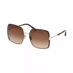 Tom Ford FT1006 48F 60 Raphaela Kadın Kelebek Kahverengi Metal Güneş Gözlüğü