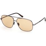 Tom Ford FT1096 08E Metal Gri Erkek Güneş Gözlüğü