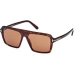 Tom Ford FT1176 52E Unısex Güneş Gözlüğü - Kahverengi