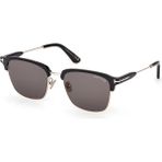 Tom Ford (FT1242-K 01A) 56 | Unisex Gri Güneş Gözlüğü - Siyah