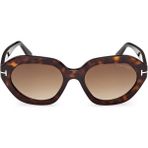 Tom Ford FT1341 52F Kadın Güneş Gözlüğü - Kahverengi