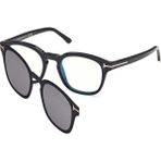 Tom Ford FT5532-B (01D) 49 | Klipsli Polarize Unisex Siyah Güneş Gözlüğü