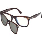 Tom Ford FT5970-B (052) 50 | Klipsli Unisex Kahverengi Güneş Gözlüğü