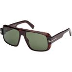 Tom Ford güneş gözlüğü tf1101 turner 52n 58-15 / unisex güneş gözlüğü - Kahverengi