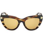 Tom Ford Icon FT1252 55E Kahverengi Kadın Güneş Gözlüğü