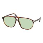 Tom Ford Kadın Güneş Gözlüğü FT1026 6154N Havana Çerçeve Açık Yeşil Cam UV 400 Filtreli