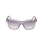 Tom Ford Kadın Güneş Gözlüğü - Kristal Gri Kemik Çerçeve Gri Degrade Cam Ft1087