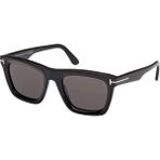 Tom Ford Lelıo (FT1207) 52 | Unisex Güneş Gözlüğü - Siyah