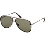 Tom Ford Leon (FT1071-14N) 62 | Unisex Yeşil Güneş Gözlüğü