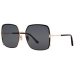 Tom Ford RAPHAELA FT 1006 Mat Siyah/Duman 60/18/135 kadın Güneş Gözlüğü, Mat Siyah/Duman, 60/18/135