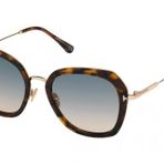 Tom Ford TF0792 55P 54 Kahverengi Kadın Güneş Gözlüğü
