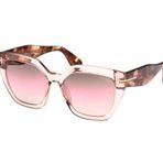Tom Ford TF0939 72F 56 Şeffaf Kadın Güneş Gözlüğü