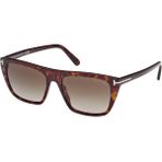 Tom Ford TF1175S 52B 56 Unisex Güneş Gözlüğü - Kahverengi