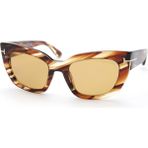 Tom Ford TF1190 53E 53 Kadın Güneş Gözlüğü - Kahverengi