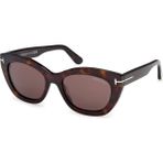 Tom Ford TF1285 52E 53 Kadın Güneş Gözlüğü - Kahverengi