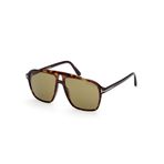 Tom Ford Unisex Güneş Gözlüğü Asetat, Tek Ebat, tf1209 autari 52n, Kahverengi, üniseks-yetişkin