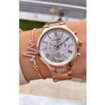 Tom Jones London Marka Rose Gold Renk 2 Yıl Garantili Su Geçirmez Kadın Kol Saati - Bileklik Hediyeli